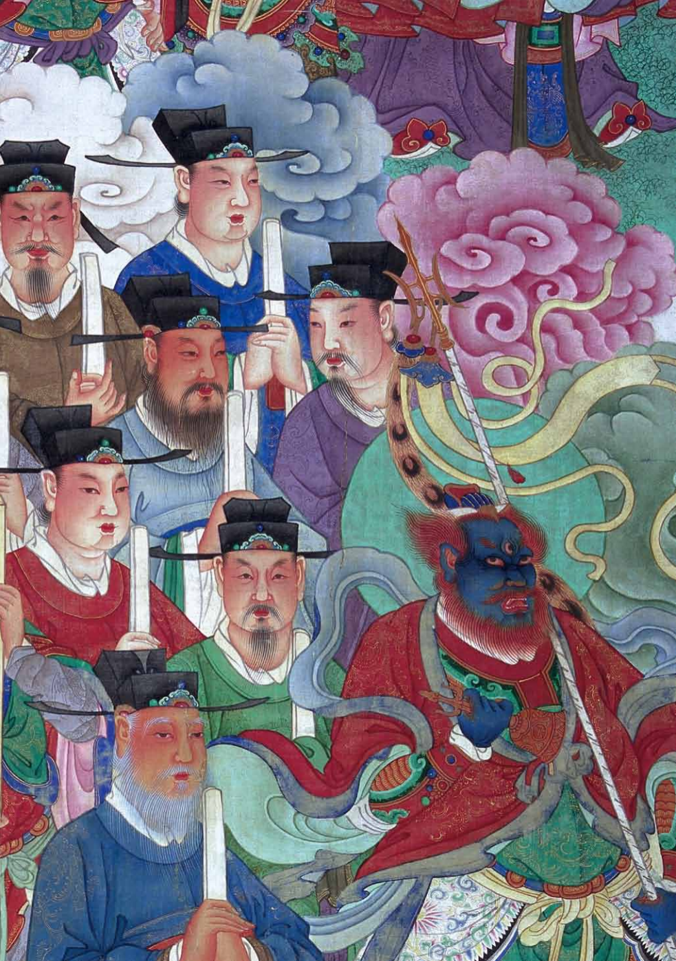 諸神朝元圖（局部二）