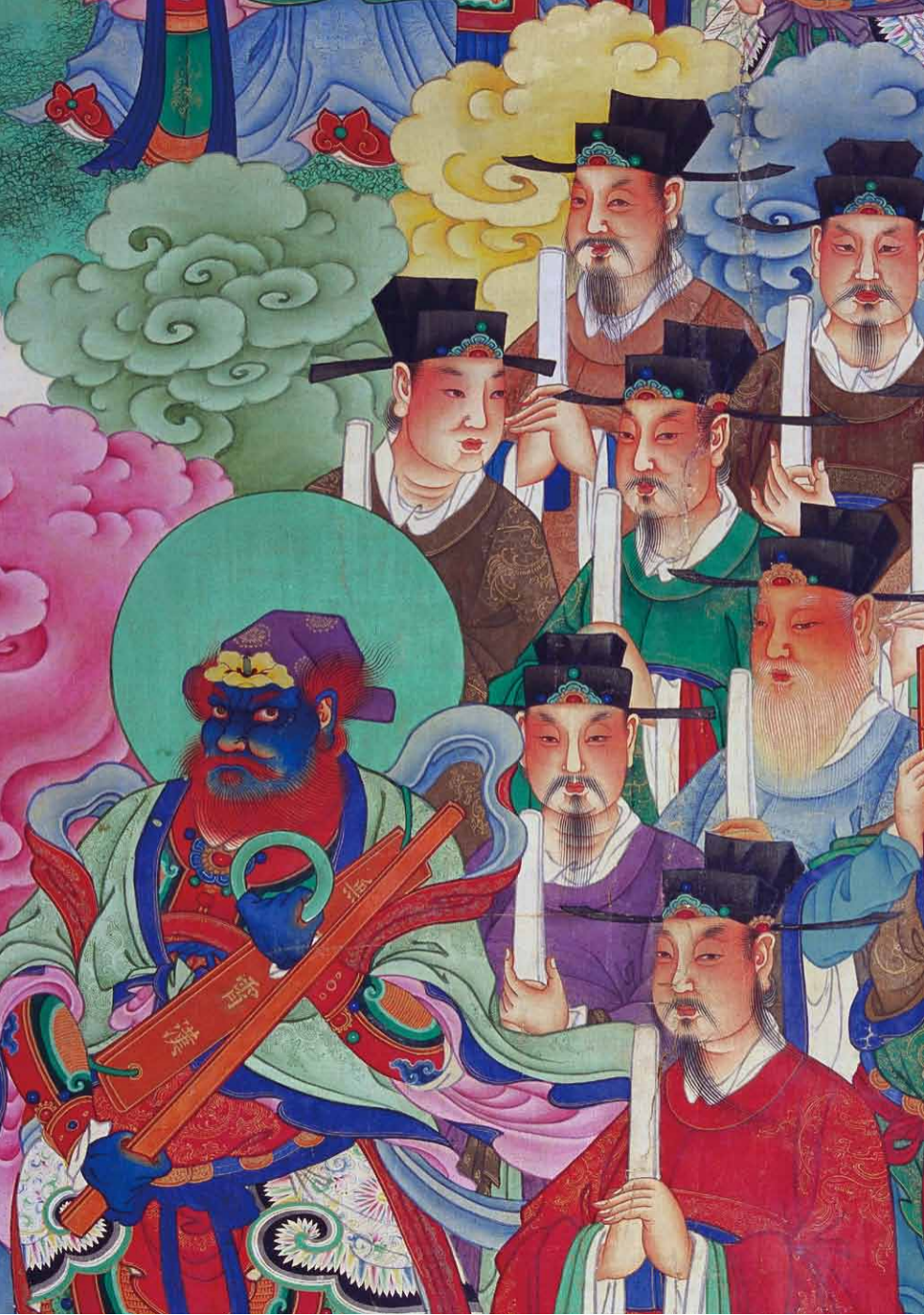 諸神朝元圖（局部三）