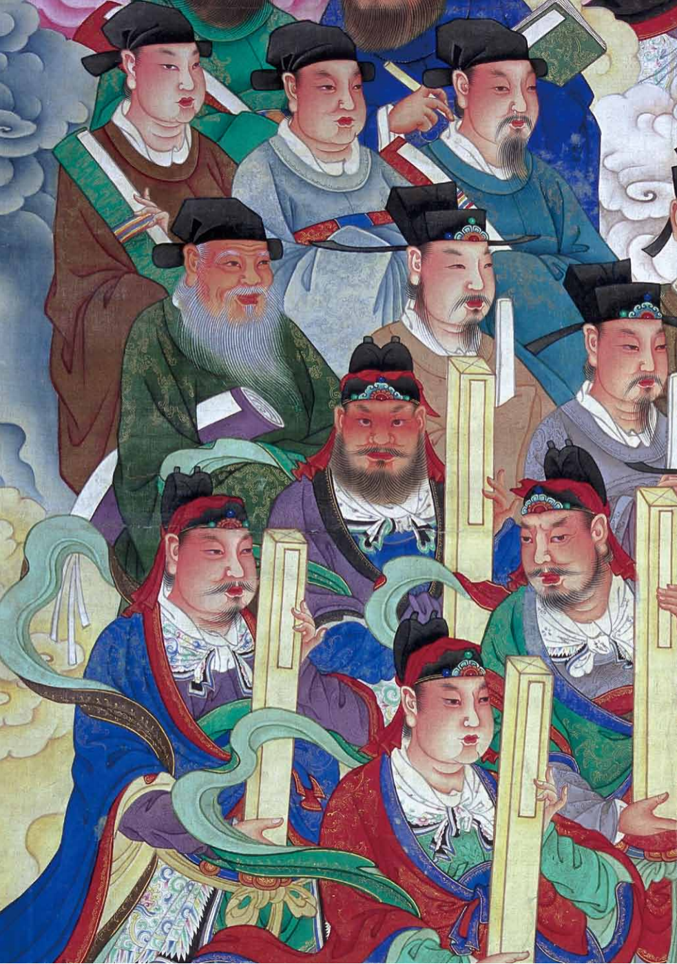 諸神朝元圖（局部一）