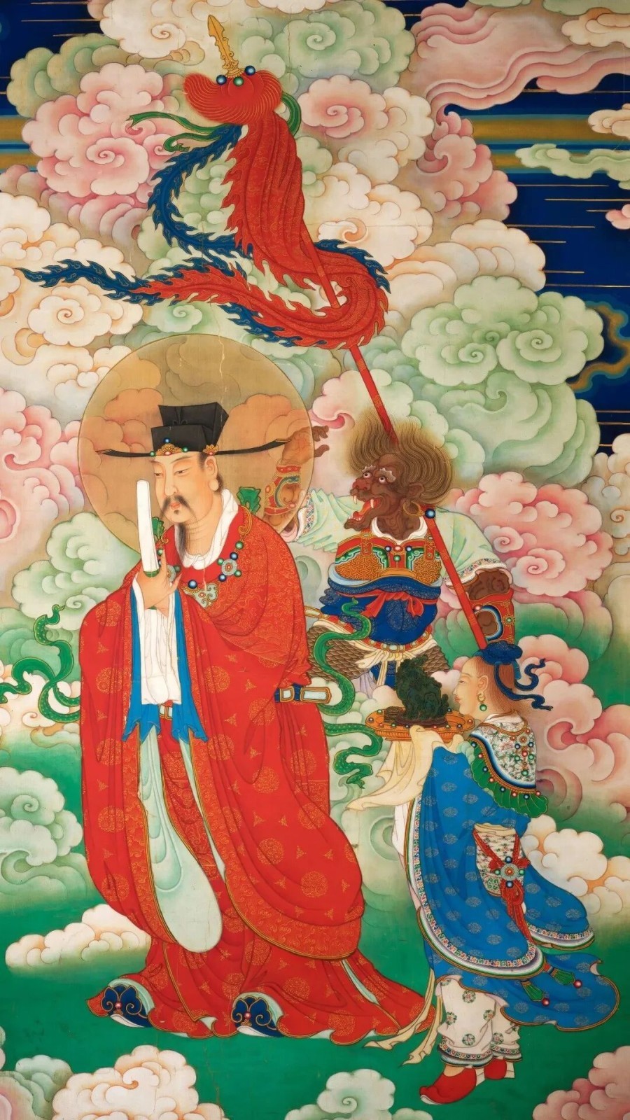 《文昌帝君》 清 佚名