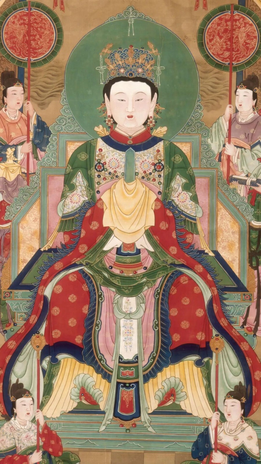  明代《天仙聖母碧霞元君像》