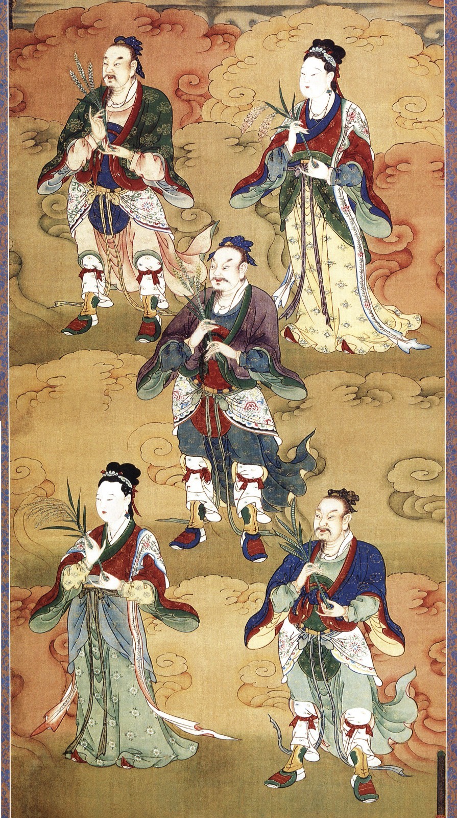 青苗五穀神象