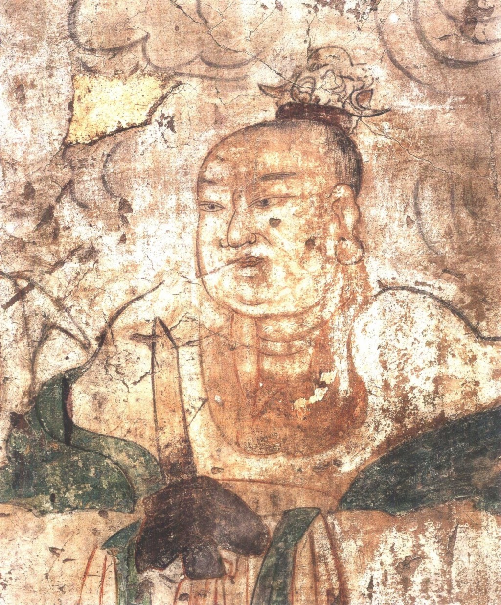 太上老君廟壁畫三元圖（局部）
